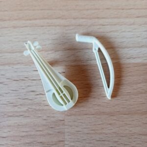Instrument de musique cithare blanc Playmobil